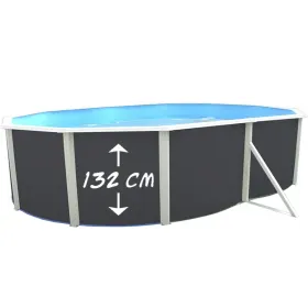 Piscina Toi Antracite Magnum Compact 550x366x132 cm 8942