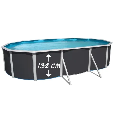 Piscina Toi Antracite Magnum Compact 640x366x132 cm 8943