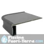 Tavolo ovale in alluminio verniciato 130x91 cm