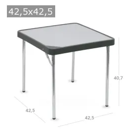 Tavolo alluminio 42.5x42.5 cm