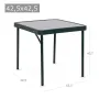 Tavolo alluminio verniciato 42.5x42.5 cm