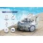 Robot a batteria ricaricabile per piscine fuori terra e interrate