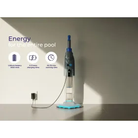 Robot a batteria ricaricabile per piscine fuori terra e interrate