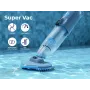 Robot a batteria ricaricabile per piscine fuori terra e interrate