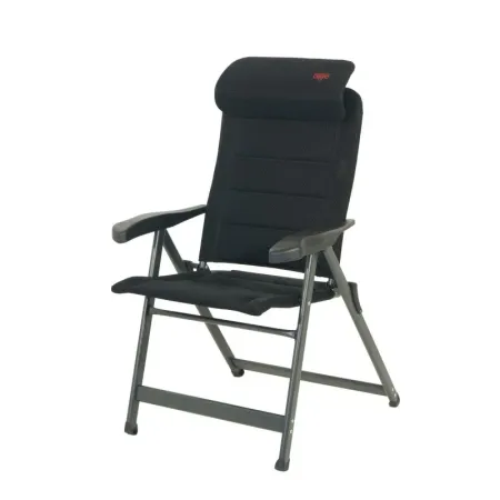 Sedia a braccioli Air Deluxe alluminio con 7 posizioni compact e sedile lungo