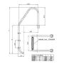 Scaletta Piscine Interrate Standard 3 Gradini Gre 40110