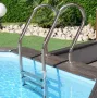 Scaletta Unix AISI 304 per Piscina in Legno
