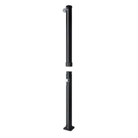 Doccia Solare Rotonda Divisa 20 l PVC Scuro Gre AR1020P