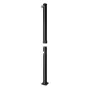 Doccia Solare Rotonda Divisa 20 l PVC Scuro Gre AR1020P
