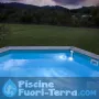 Proiettore a sospensione LED per piscine fuori terra in acciaio