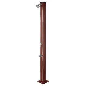 Doccia Solare Rotonda Divisa 9 l PVC Scuro Gre AR1009