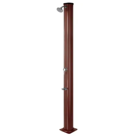 Doccia Solare Rotonda Divisa 9 l PVC Scuro Gre AR1009