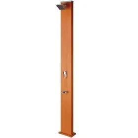Doccia Solare Quadrata 32 l simile al Legno Gre DSALC32W