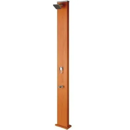 Doccia Solare Quadrata 32 l simile al Legno Gre DSALC32W