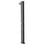 Doccia solare 40 l in PVC colore nero con rubinetto lavapiedi Gre SSP40