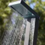 Doccia Solare Alluminio Luxe 38 l con Lavapiedi e Spruzzi Gre DSALP38
