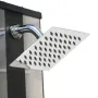 Doccia Solare Alluminio Luxe 38 l con Lavapiedi Gre DSALP38B