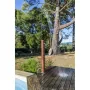 Doccia Solare 9 l in PVC Aspetto Legno Gre AR1009W