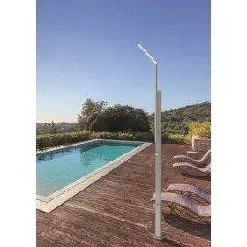 Doccia Spring in Acciaio Inossidabile con Lavapiedi
