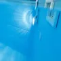 Proiettore a sospensione LED per piscine fuori terra in acciaio
