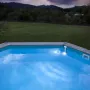 Proiettore a sospensione LED per piscine fuori terra in acciaio