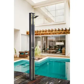 Doccia Solare Alluminio Luxe 38 l con Lavapiedi Gre DSALP38B