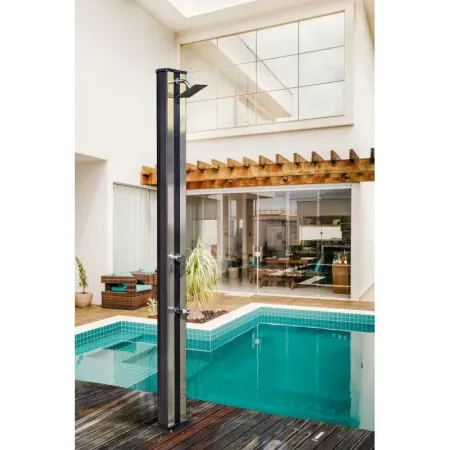 Doccia Solare Alluminio Luxe 38 l con Lavapiedi Gre DSALP38B