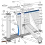 Pezzi di Ricambio Piscine Ovali Bianche con Pali da 132 cm