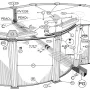 Pezzi di Ricambio Piscine con Forma di Otto con Sistema Omega da 120 cm