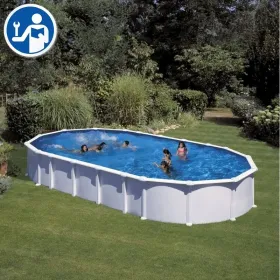 Pezzi di Ricambio Piscine Ovali Bianche con Sistema Omega da 132 cm