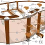 Pezzi di Ricambio Piscine Ovali in Finto Legno con Sistema Omega da 132 cm