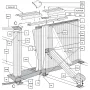 Pezzi di Ricambio Piscine Ovali Nordico con pali da 120 cm