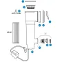 Ricambi per Filtri a Cartuccia Skimmer 3.8 m3/h Gre AR125