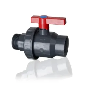 Valvola Ø50 PN10 tubo filettato maschio