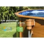 Skimmer Piscina Fuori Terra e Bocchetta di Impulsione Marrone Gre AR100W