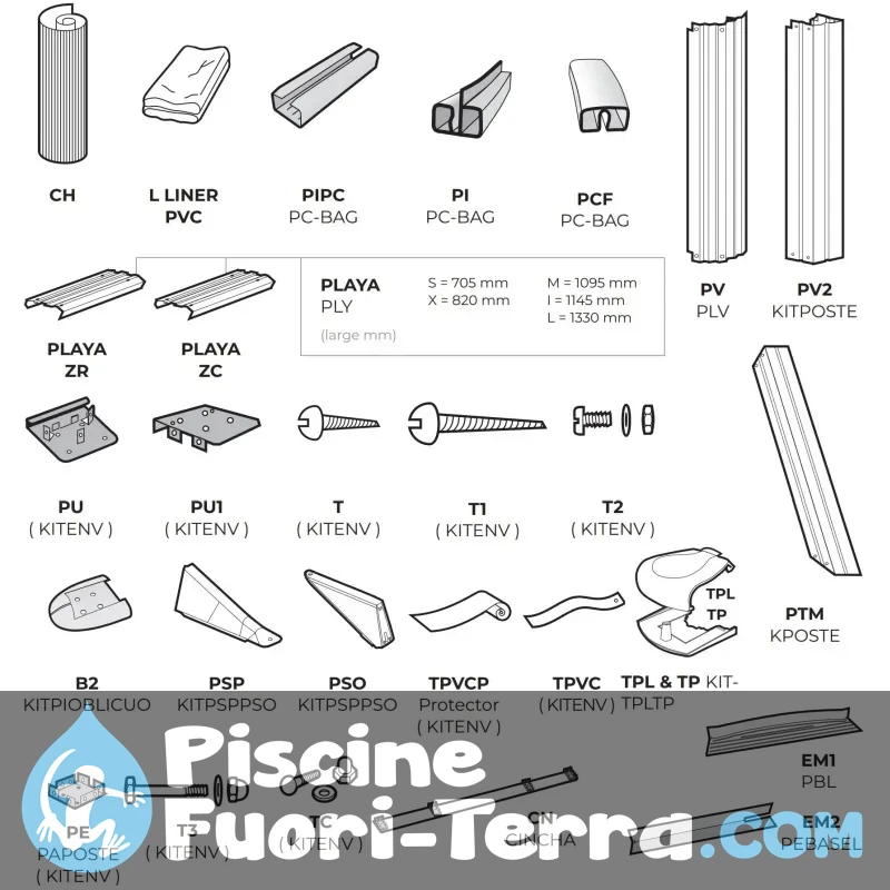 Skimmer Piscina Fuori Terra e Bocchetta di Impulsione Bianco Gre AR100