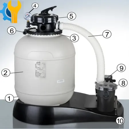 Pezzi di Ricambio Filtro a Sabbia Gre FA6050