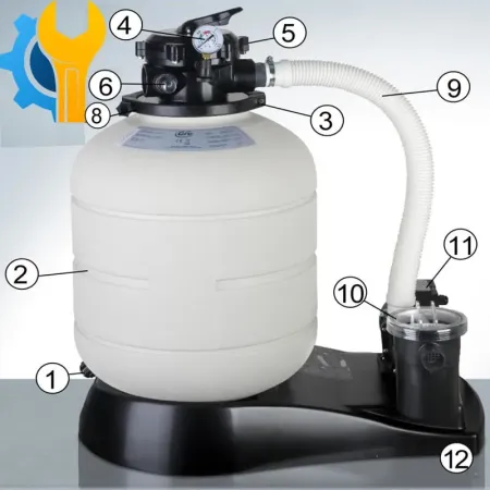 Pezzi di Ricambio Filtro a Sabbia Gre FA6070