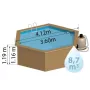 Piscina Gre Sunbay Vanille 412x119 790083