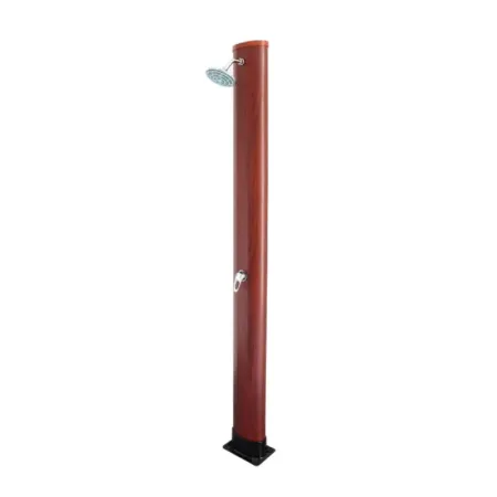 Doccia Solare 35 l PVC in Finto Legno Gre AR1035W