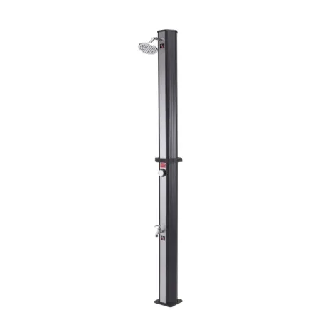 Doccia solare 35 l in PVC con rubinetto lavapiedi colore nero Gre AR1035P