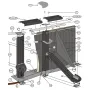 Pezzi di Ricambio Piscine Ovali in Finta Pietra con Pali da 132 cm