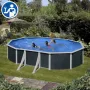 Pezzi di Ricambio Piscine Ovali in Finto Vimini con Pali da 120 cm
