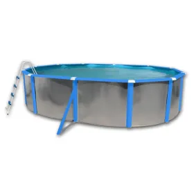 Piscina Toi Silver Luna Ovale 550x366x120