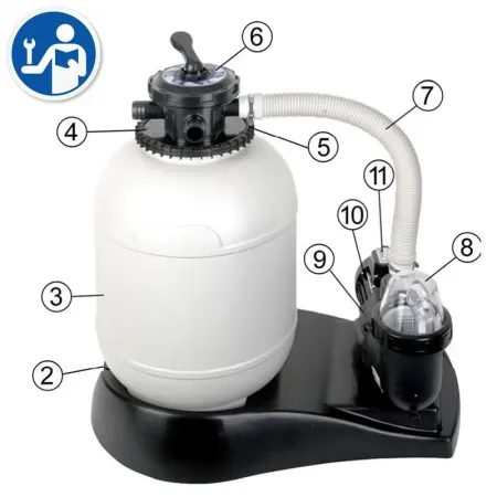 Pezzi di Ricambio Filtro a Sabbia Gre AR7051