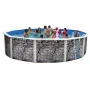 Piscina Toi Decorate Silver Luna 460x120 N101