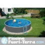 Piscina Azuro in Finto Grafite/Bianca 360x120
