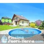 Piscina Azuro in Finto Grafite/Bianca 550x370x120
