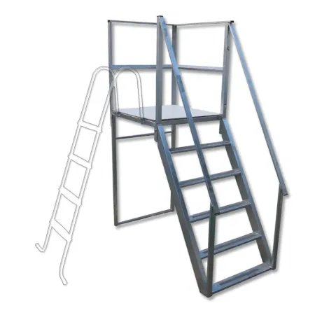 Piattaforma con Scaletta Rinforzata 4844