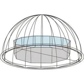 Copertura Piscina Cupola Rotonda Toi 4982